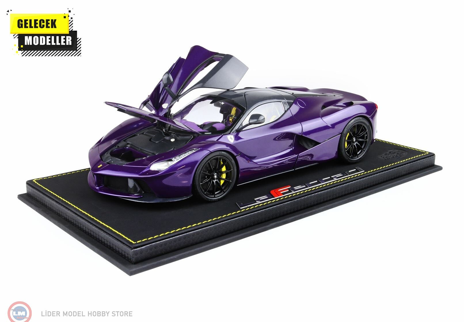 1:18 BBR 2012 Ferrari Laferrari Purple Dubai Viola Vio Tailor Made