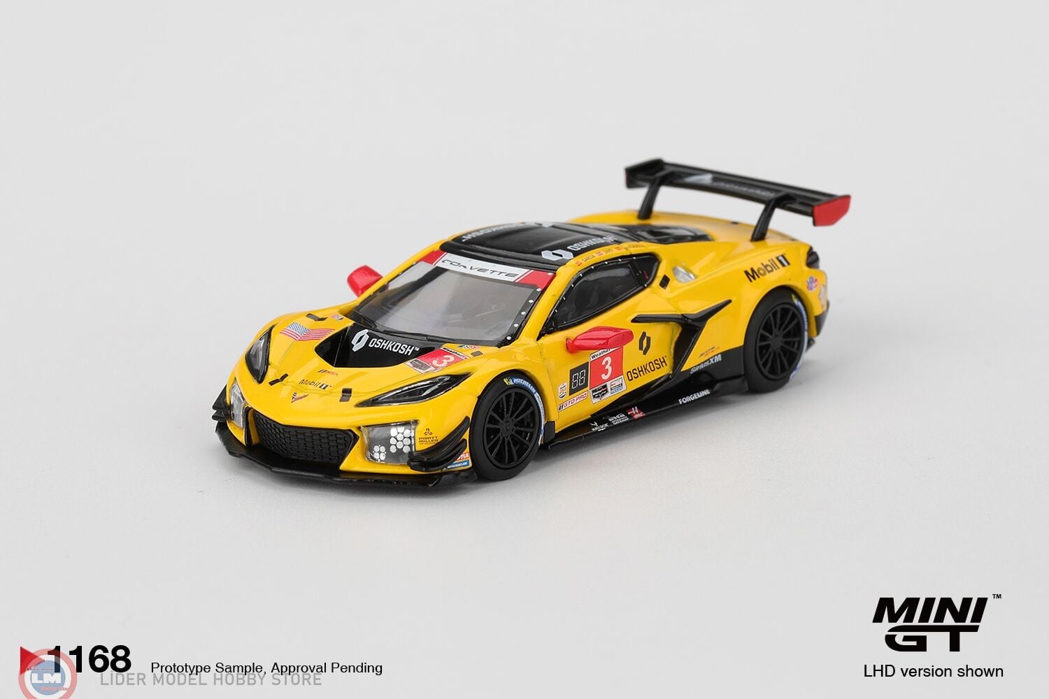 1:64 Mini GT Chevrolet Corvette Z06 GT3.R #3 Corvette Racing by Pratt Miller Motorsports 2025 IMSA Daytona 24 Hrs