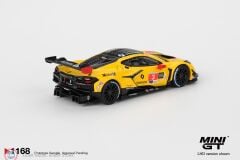 1:64 Mini GT Chevrolet Corvette Z06 GT3.R #3 Corvette Racing by Pratt Miller Motorsports 2025 IMSA Daytona 24 Hrs