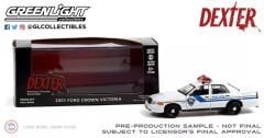 1:43 Greenlight 2001 Ford Crown Victoria Police Interceptor Pembroke Pines Police - Dexter