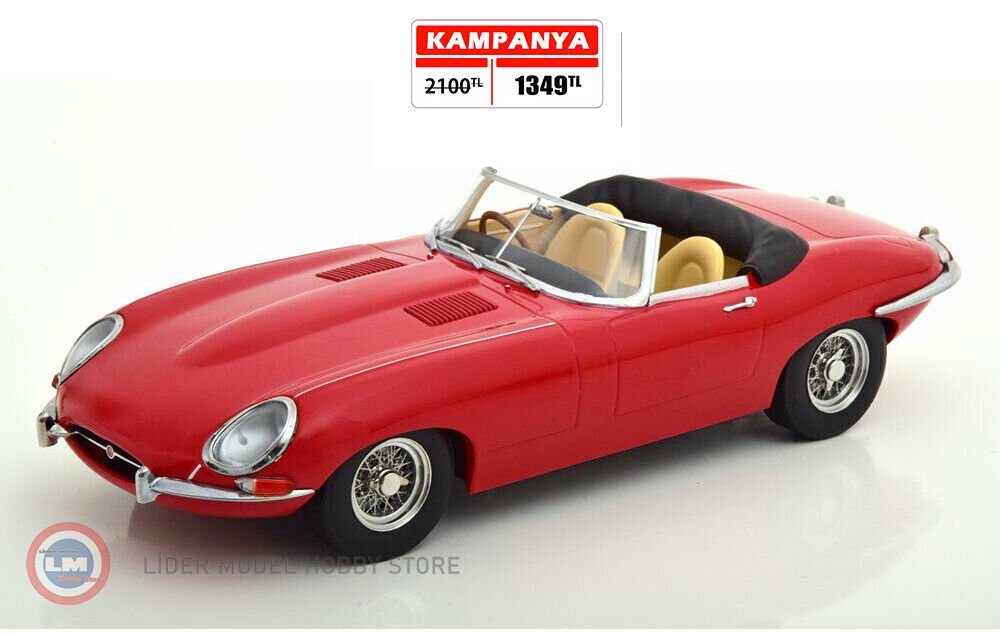 1:18 1961 Jaguar E-Type Series 1 RHD Convertible
