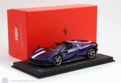 1:18 BBR 2022 Ferrari SP3 Daytona open roof Purple Dino