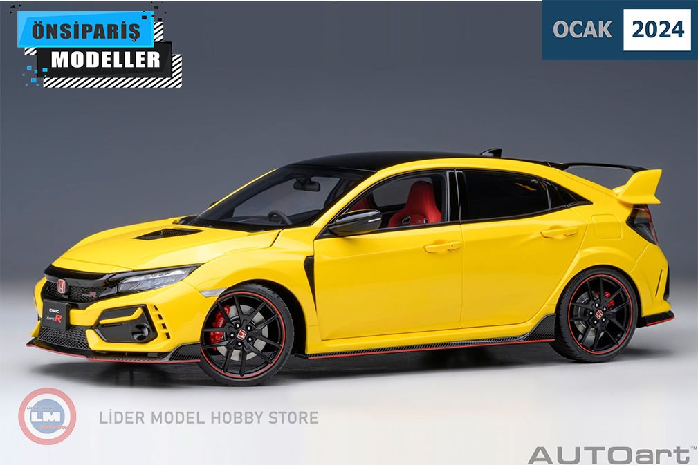 1:18 2021 Honda Civic Type R (FK8) (sunlight yellow)