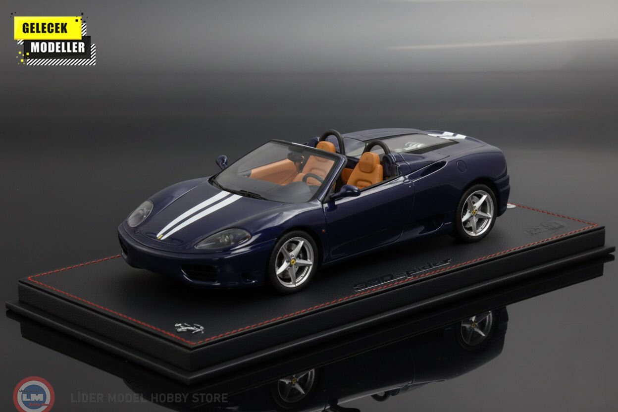 1:18 BBR Ferrari 360 Modena Spider Automatic Gear Blu Le Mans