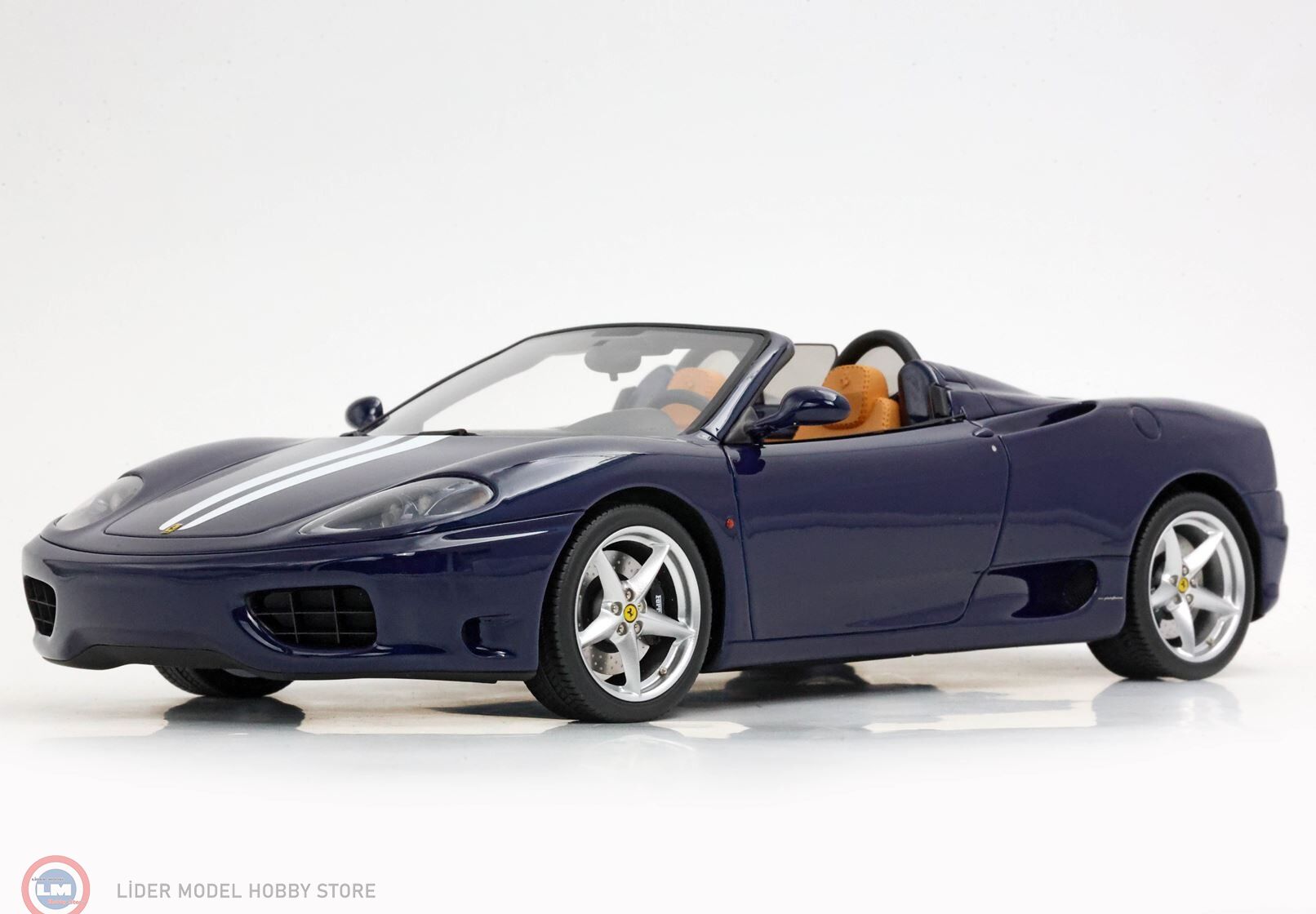 BBR - 1:18 BBR Ferrari 360 Modena Spider Automatic Gear Blu Le Mans ...