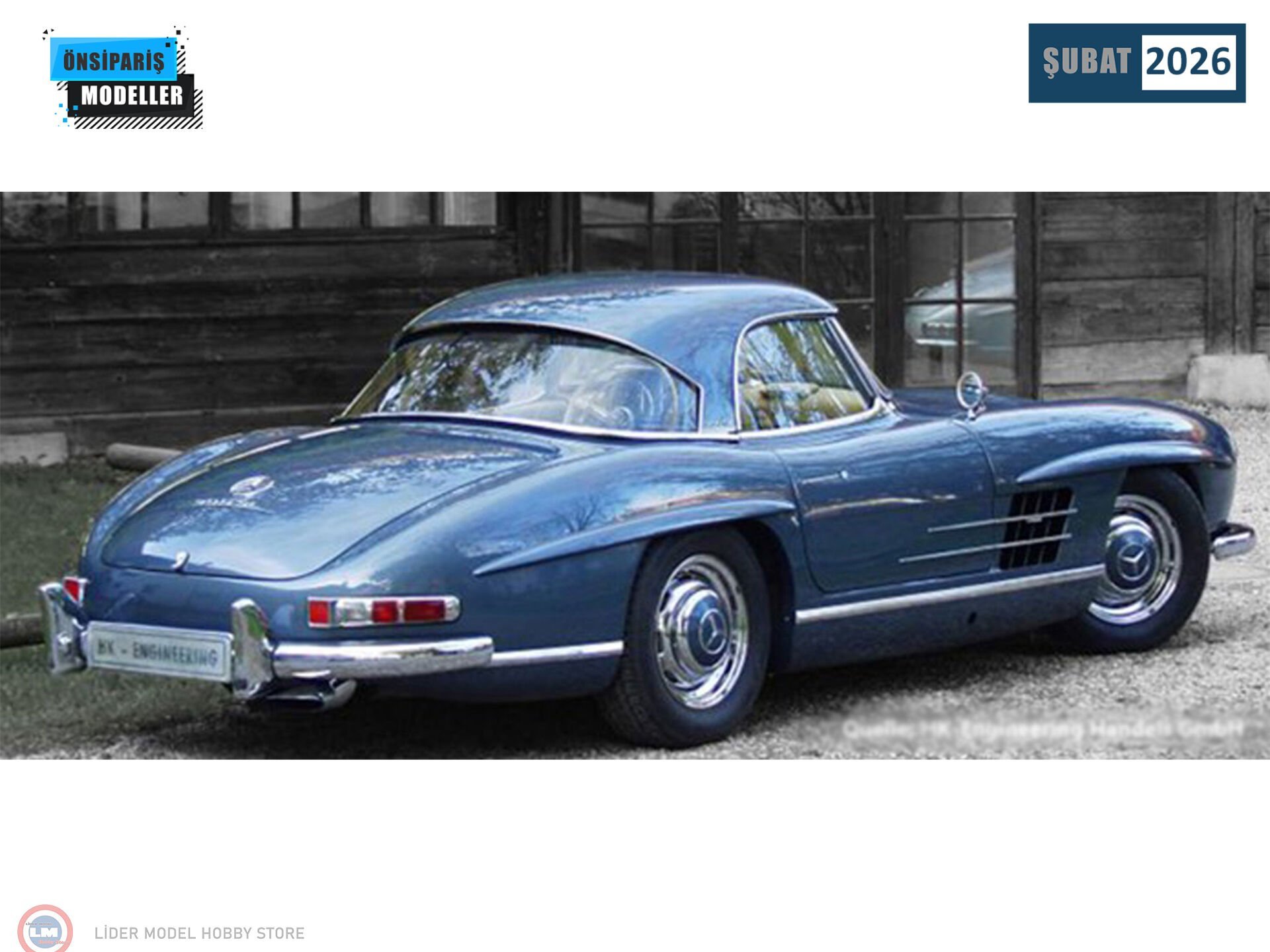 1:18 Mercedes Benz 300 SL W198 Hardtop