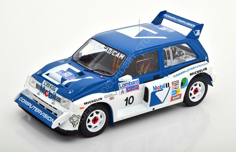 1:18 1986 MG Metro 6R4 #10 Rac Rally