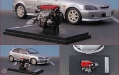 1:18 1999 Honda Civic EK9-120