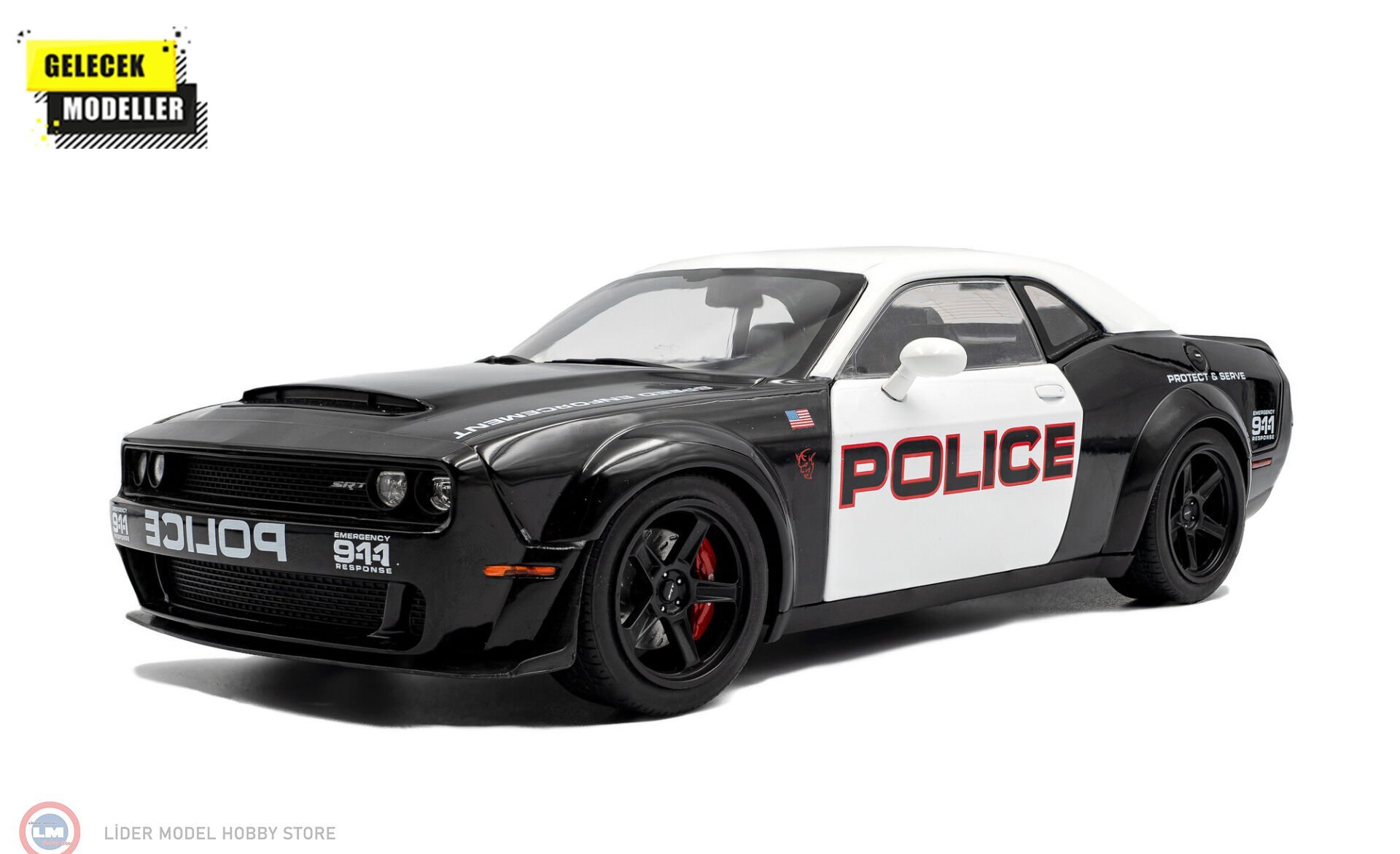 1:18 Solido 2023 Dodge Challenger Demon – Highway police