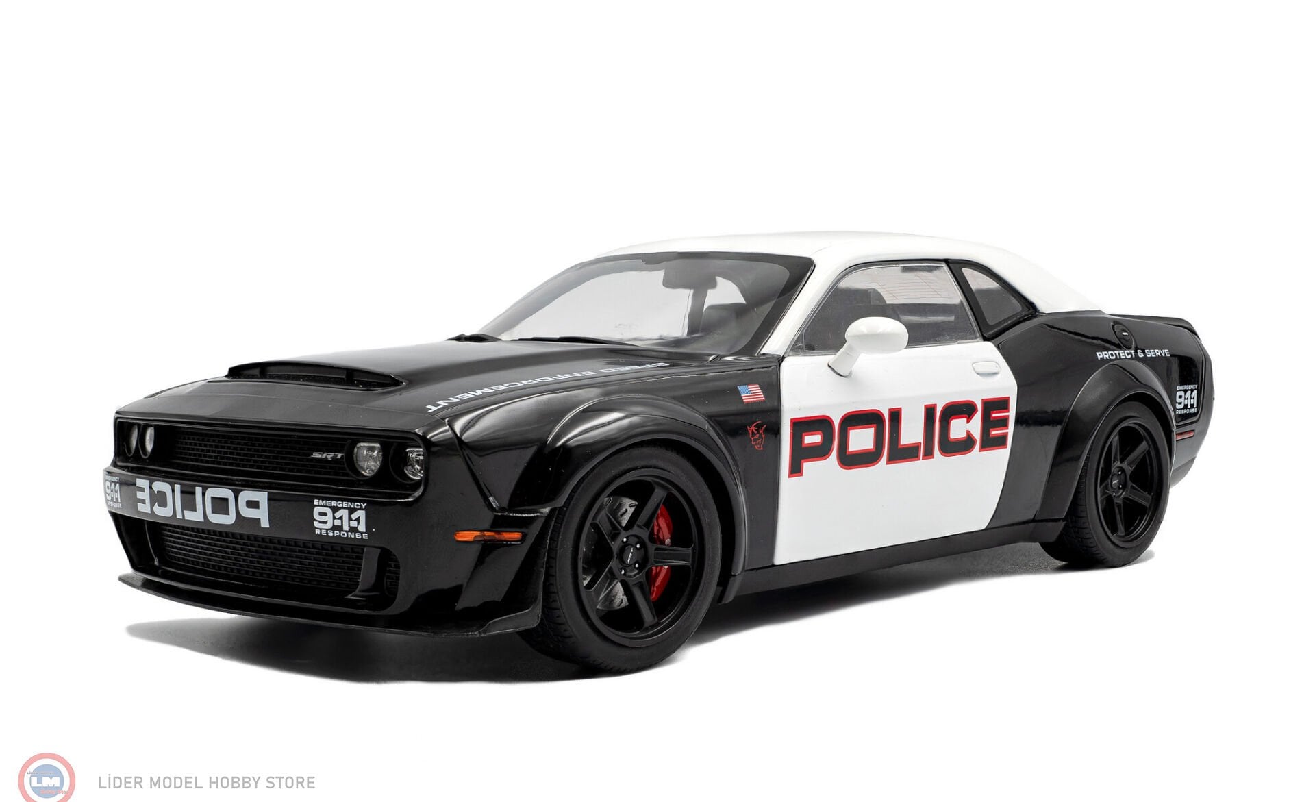 1:18 Solido 2023 Dodge Challenger Demon – Highway police