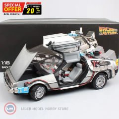 Hot Wheels - 1:18 DMC DeLorean Back To Future with Mr.Fusion