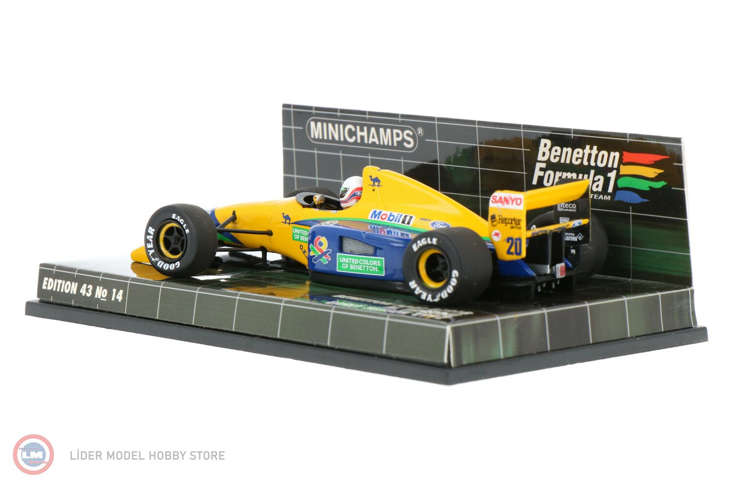 Minichamps - 1:43 1992 Ford BENETTON B191B #20 Formula 1 - 3.443,22 TL ...