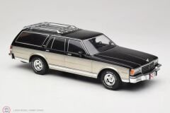 1:18 MCG 1985 Chevrolet Caprice Estate Wagon Silver/Black