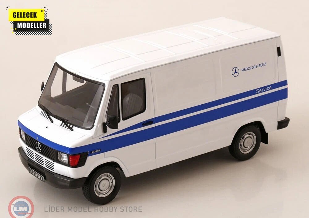 1:18 KK Scale 1988 Mercedes Benz 208D Transpoter Mercedes Service