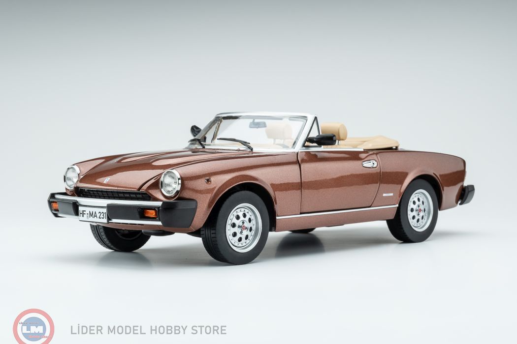 1:18 TOURING Fiat 124 Pininfarina Spider 1982 - marrone chiaro