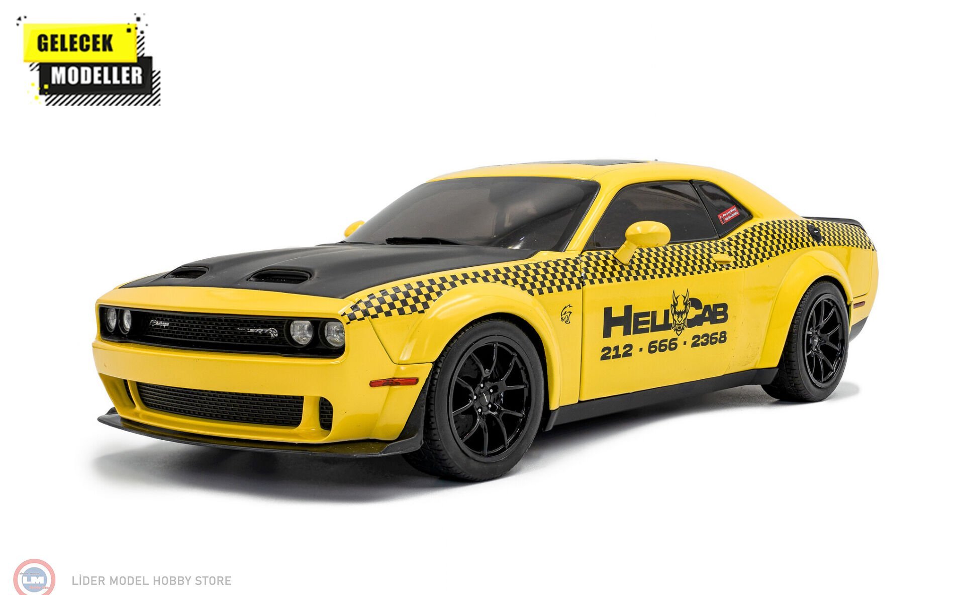 1:18 Solido 2023  Dodge Challenger SRT Hellcat Redeye Widebody – NYC Hellcab