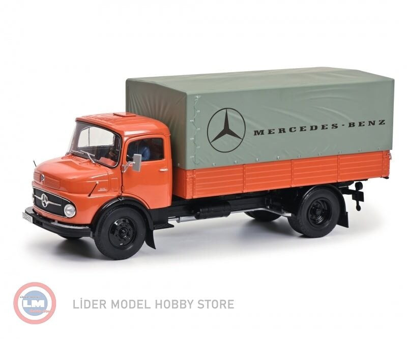 1:18 Schuco Mercedes Benz L911 Pritsche Plane