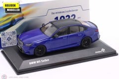 1:43 Solido 2024 BMW M5 Sedan – Marina Bay Blue