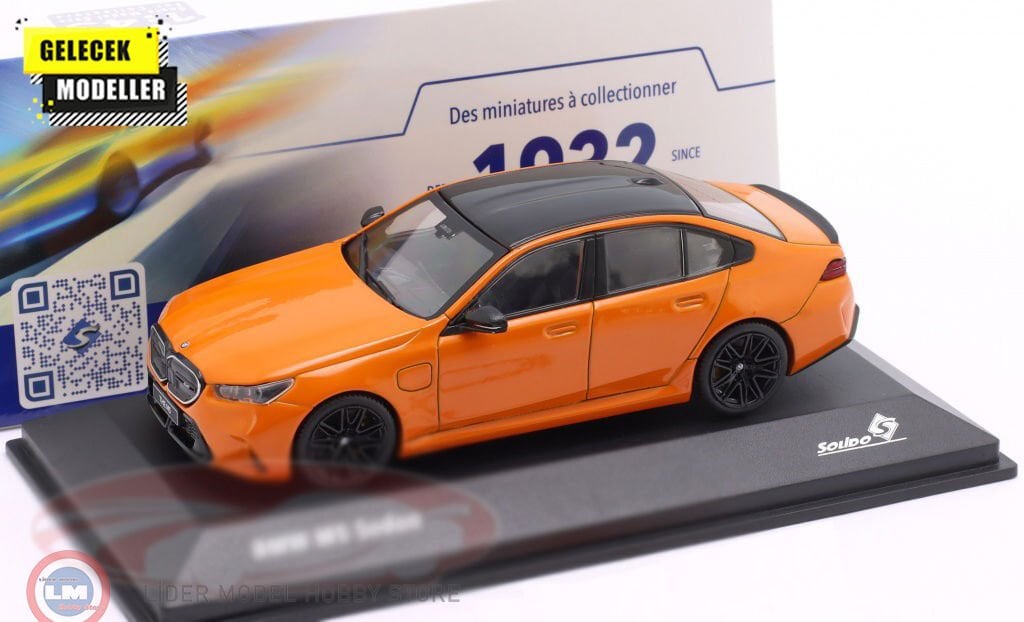1:43 Solido 2024 BMW M5 Sedan – Fire Orange III