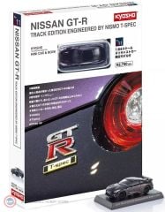 1:64 2022 Nissan GT-R (R35) TRACK EDITION - KYOSHO MINI CAR & BOOK