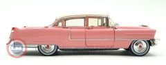 1:24 Greenlight 1955 Cadillac Fleetwood Series 60 - Pink with White Roof