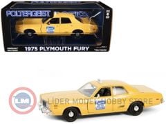 1:24 Greenlight 1975 Plymouth Fury - Crescent Cab Co Poltergeist (1982)