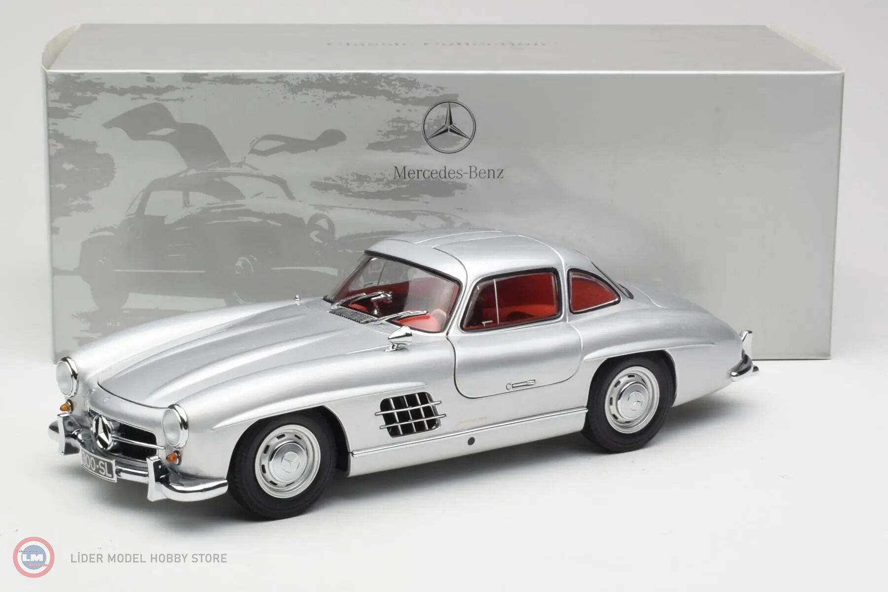1:18 Minichamps 1954 Mercedes Benz 300 SL W198 Silver Metallic