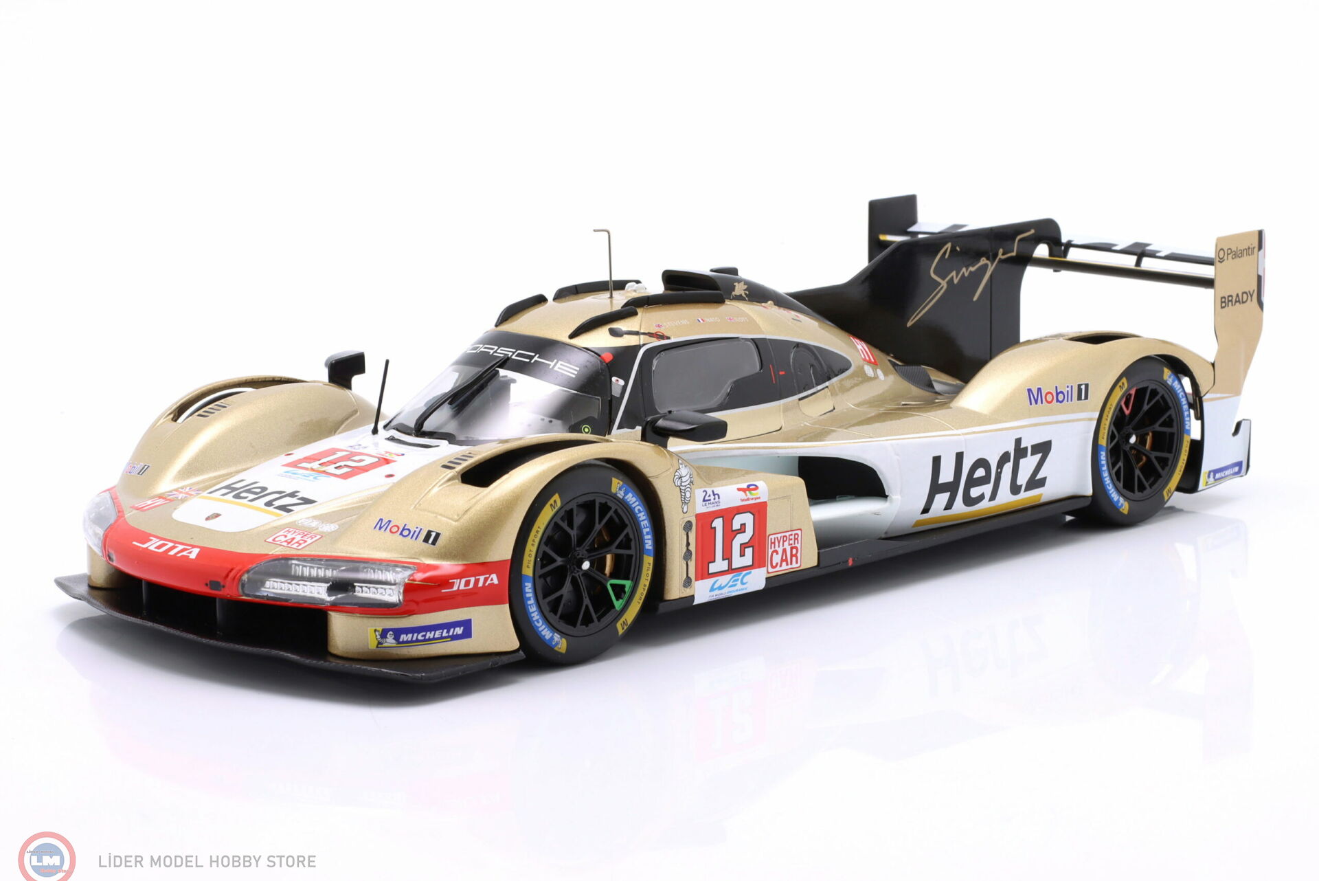 1:18 IXO Porsche 963 #12 8th 24h LeMans 2024 Hertz Team