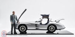 1:18 CMC 1955 Mercedes Benz 300 SLR Coupe Uhlenhaut & Figür