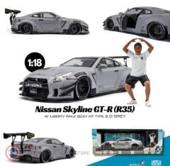 1:18 Solido 2024 Nissan GTR R35 Liberty Walk Edition With Wataru Kato Figurine
