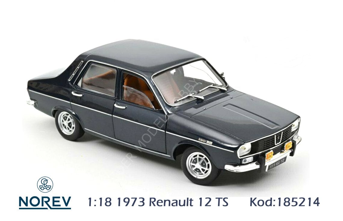 １／１８　　ルノー12 TS Norev - 1:18 1973 Renault 12 TS, Lider Model - 4.225,85 TL - 4.225