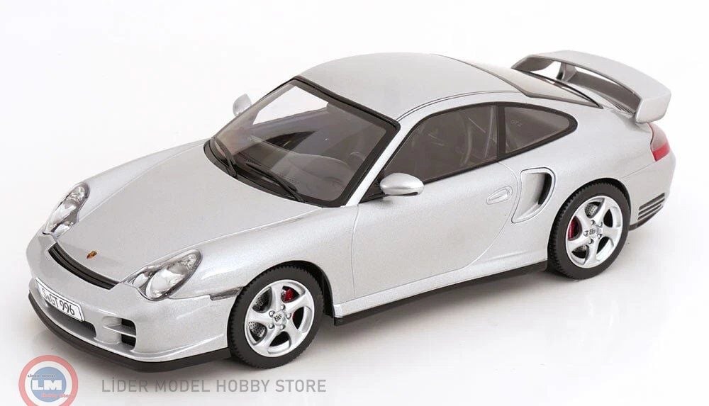 1:18 KK Scale 2001 Porsche 911 (996) GT2  - silver