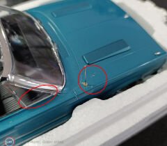 KUSURLU 1:18 Greenlight 1967 Plymouth Belvedere GTX Convertible Tommy Boy The Movie