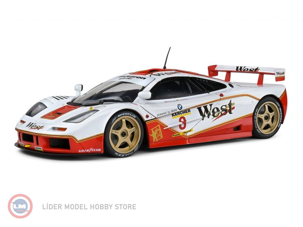 1:18 1995 Mclaren F1 GTR Short Tail White #8  PriceBascher Bpr GT