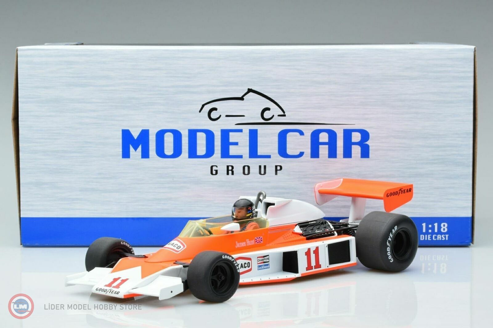1:18 Mclaren M23 Fransa GP 1976 Winner #11 James Hunt