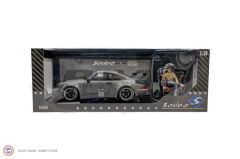 1:18 Solido 2024 Porsche 964 RWB Nardo Grey With Akira Nakai Figurine