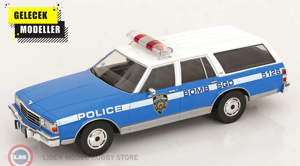 1:18 MCG 1985 Chevrolet Caprice Estate Wagon - NYPD - New York Police Department