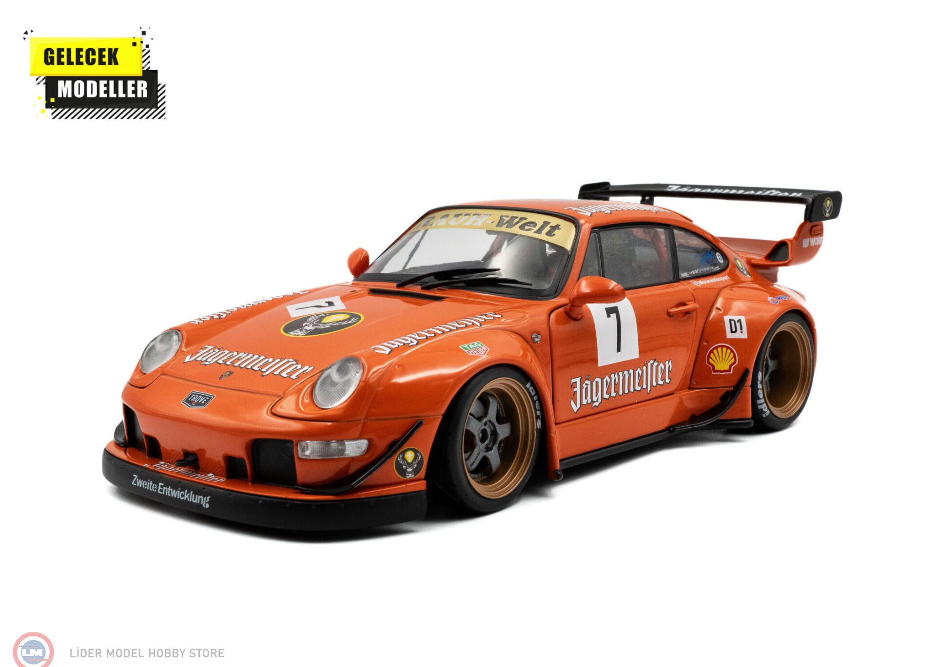 1:18 Solido 2020 PORSCHE (993) RWB Rauh-Welt Bodykit Jägermeister #7