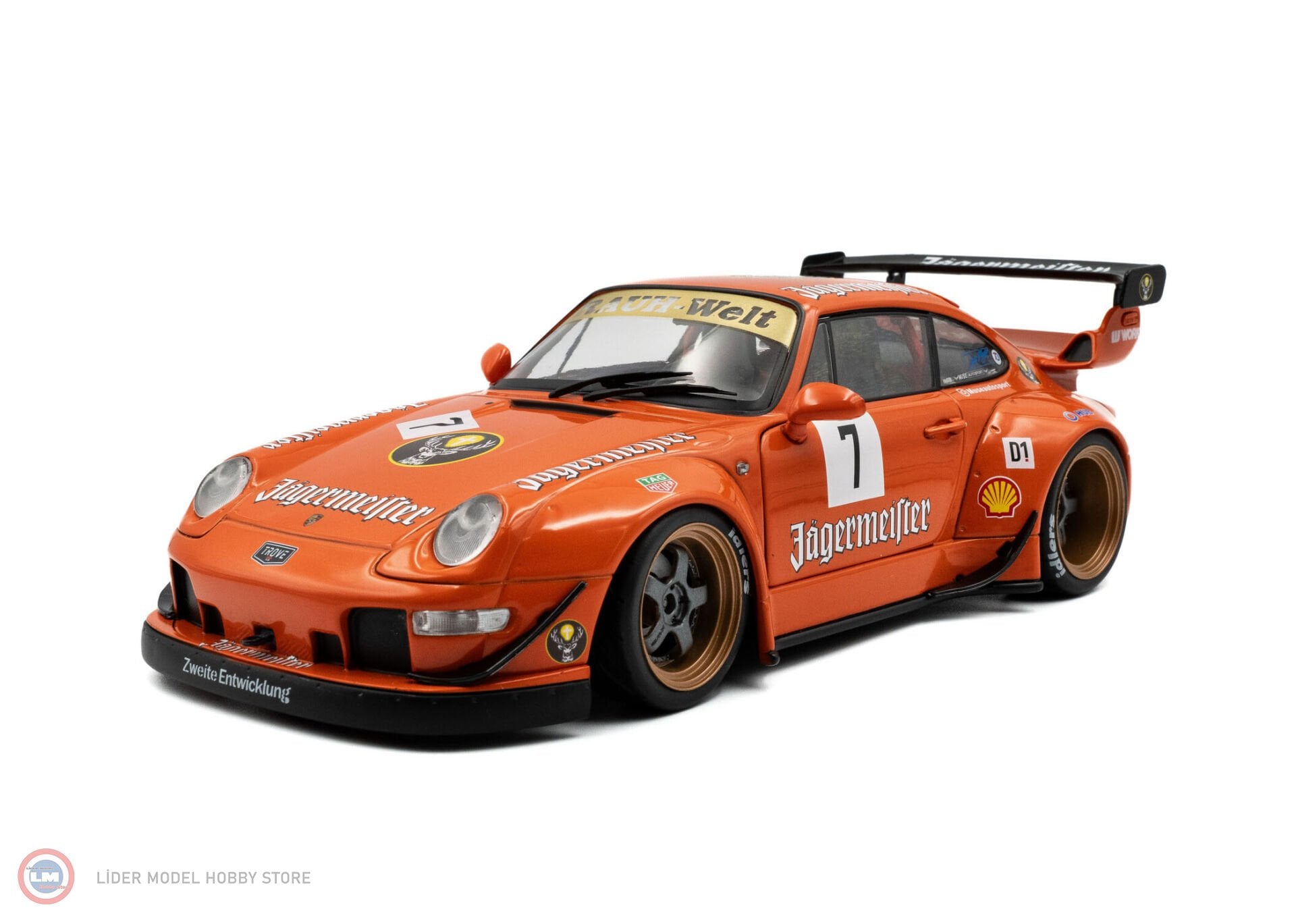 1:18 Solido 2020 PORSCHE (993) RWB Rauh-Welt Bodykit Jägermeister #7