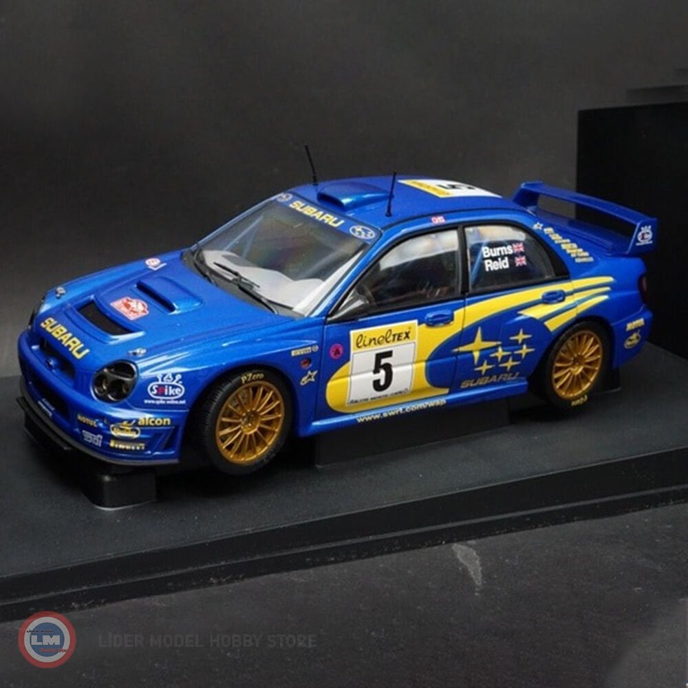 1:18 2001 Subaru Impreza WRC No5 Rally Monte Carlo - Burns & Reid