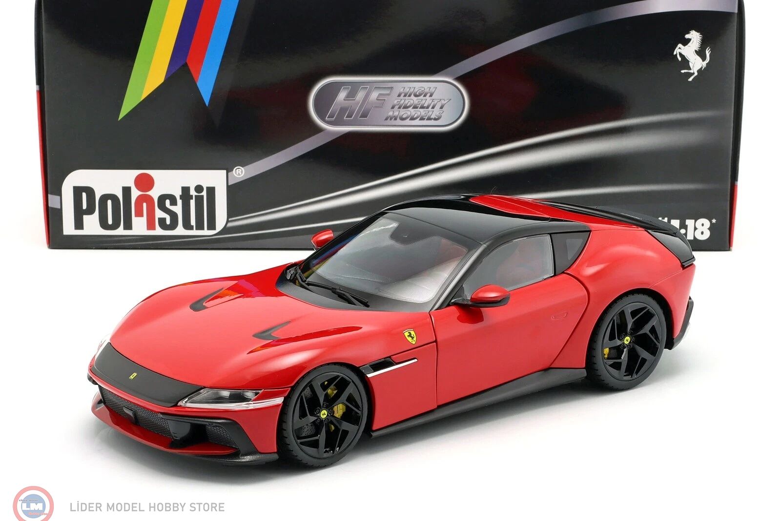 1:18 Polistil 2024 Ferrari 12CILINDRI - ROSSO CORSA