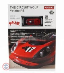 1:64 1967 Ferrari DINO 206 #17 RACING - THE CIRCUIT WOLF - KYOSHO MINI CAR & BOOK