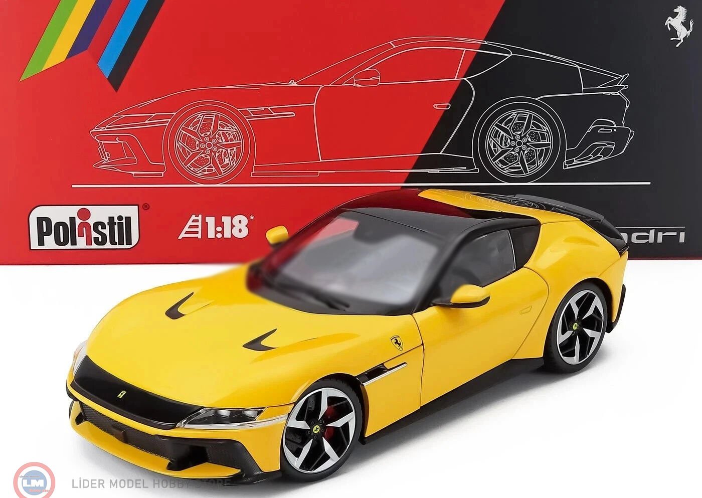 1:18 Polistil 2024 Ferrari 12CILINDRI + SHOWCASE