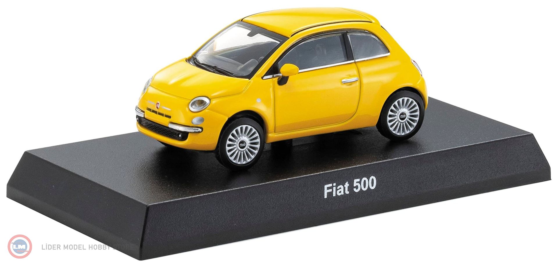 1:64 2007 Fiat NUOVA 500 2007 WITH BOOK - KYOSHO MINI CAR & BOOK