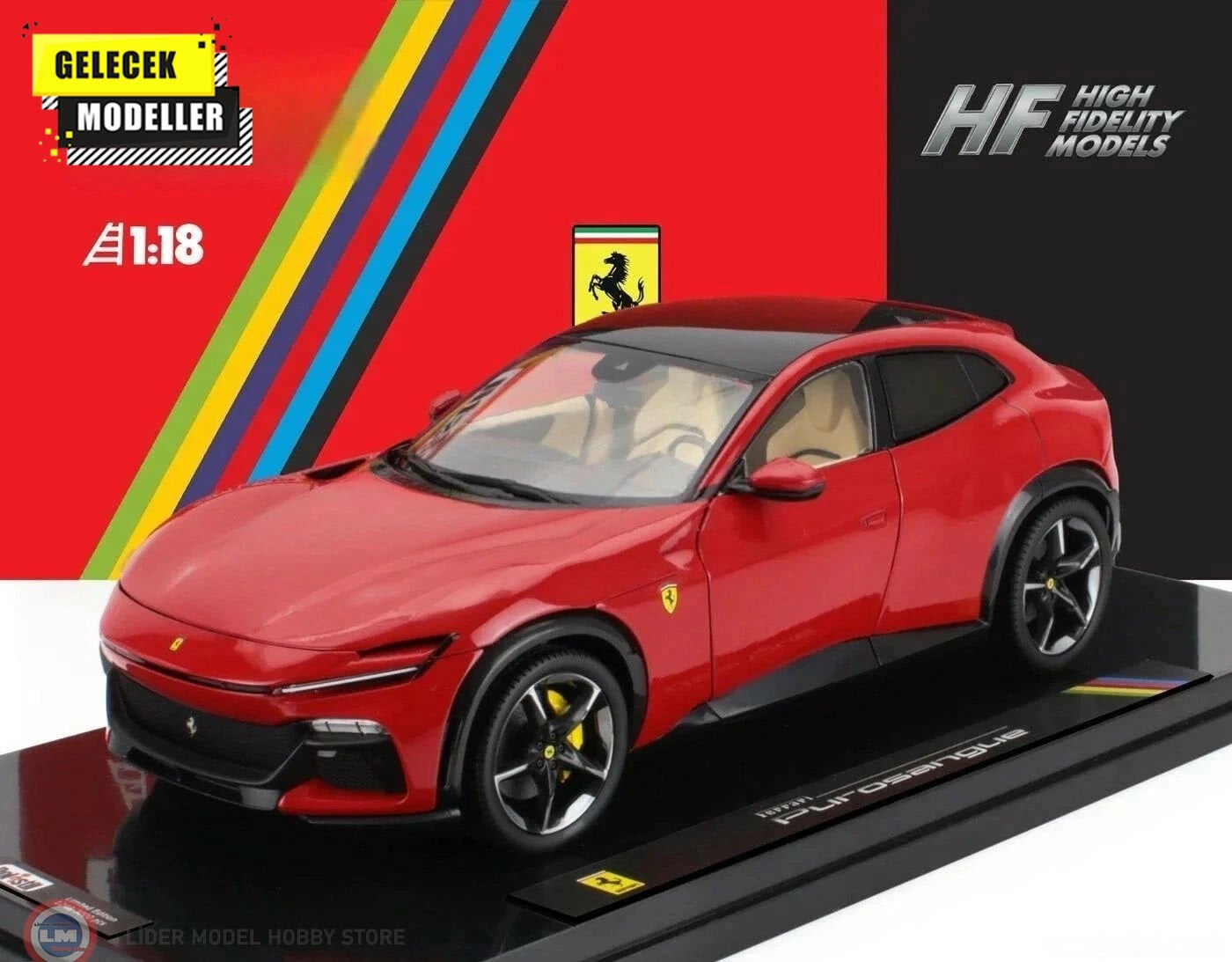 1:18 Polistil 2022 Ferrari PUROSANGUE - ROSSO CORSA