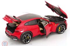 1:18 Polistil 2022 Ferrari PUROSANGUE - ROSSO CORSA + SHOWCASE