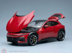 1:18 Polistil 2022 Ferrari PUROSANGUE - ROSSO CORSA + SHOWCASE