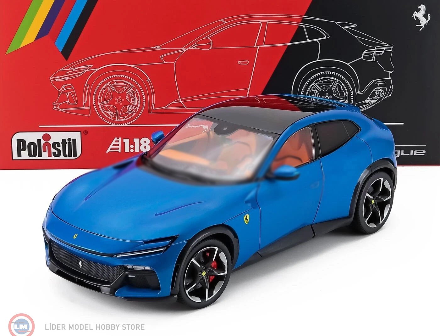 1:18 Polistil 2022 Ferrari PUROSANGUE + SHOWCASE