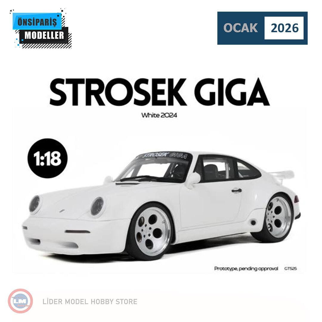 1:18 2024 Porsche Strosek GIGA White