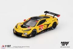 1:64 Mini GT Chevrolet Corvette Z06 GT3 R #4 Corvette Racing by Pratt Miller Motorsports 2025 IMSA Daytona 24 Hrs